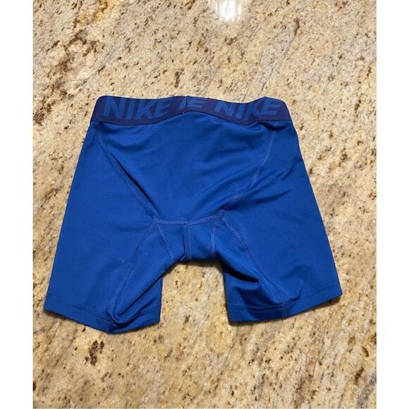 2 pairs Boys compression shorts, blue and white, youth small - Picture 2 of 5